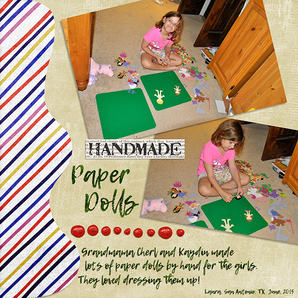 Handmade Paper Dolls