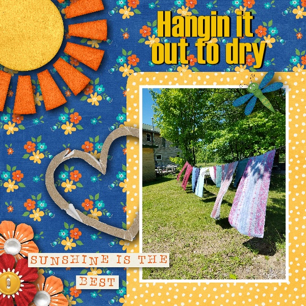 Hangin it out to dry
