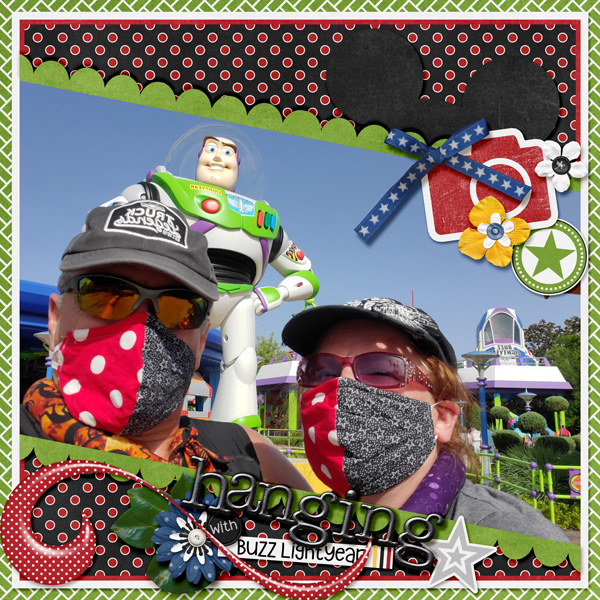Hanging with Buzz Lightyear