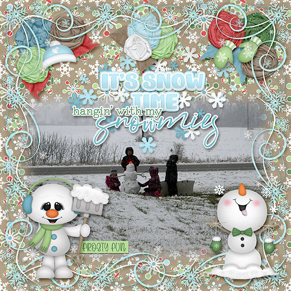 Hanging with My Snowmies