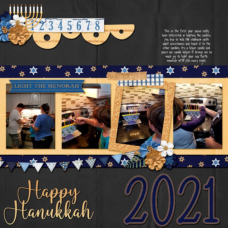 Hanukkah candles 2021