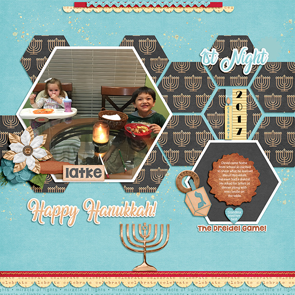 Hanukkah day 1 2017