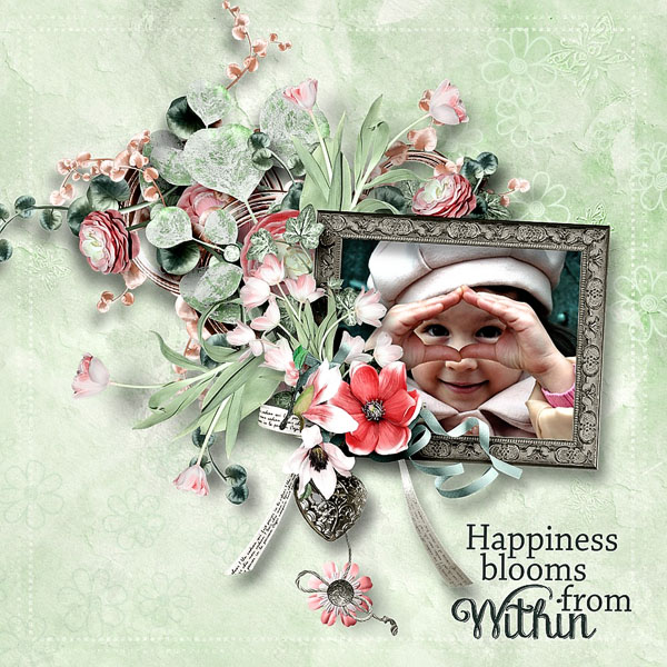 Happiness blooms from within