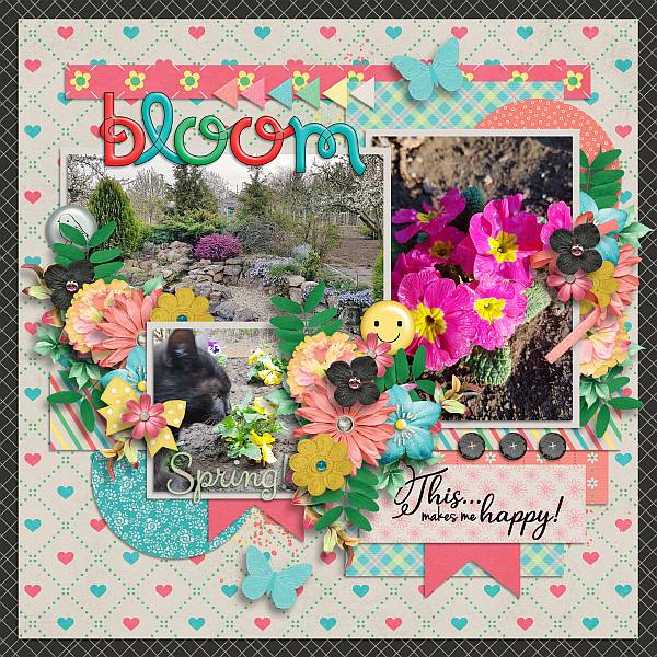 Happiness blooms