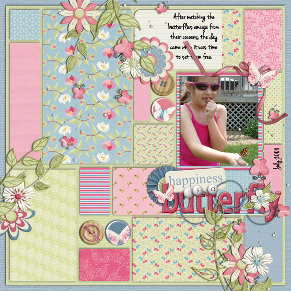 happiness is a butterfly