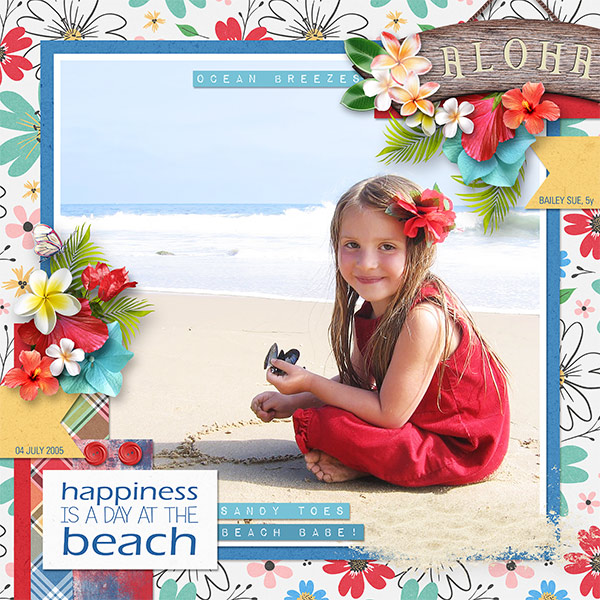HAPPINESS IS A DAY AT THE BEACH