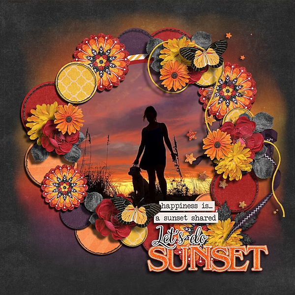 Happiness is a sunset shared