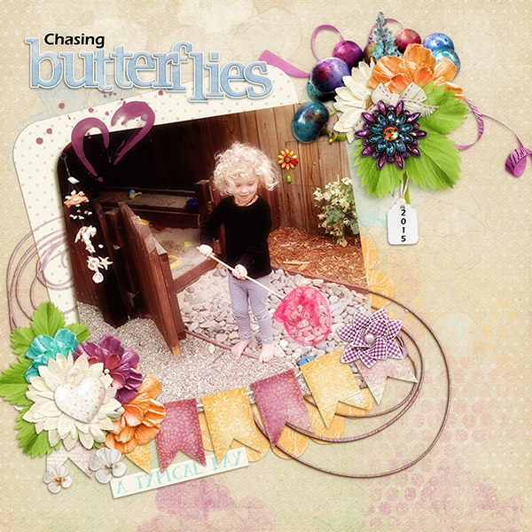Happiness Is-Watching her chase butterflies