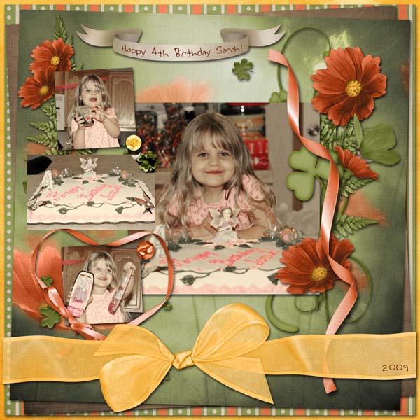 Happy 4th Birthday Sarah!