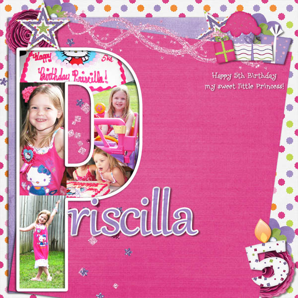 Happy 5th Birthday Priscilla!