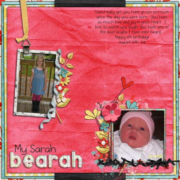 Happy 6th Birthday Sarah Bearah