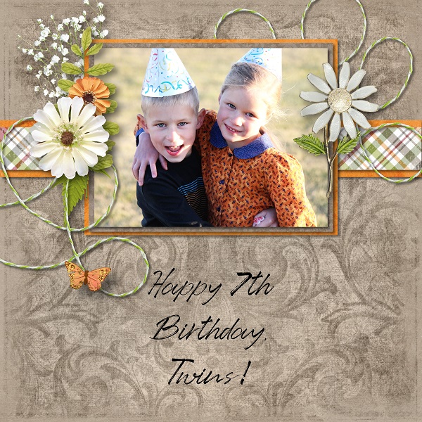 Happy 7th Birthday, Twins
