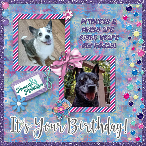 Happy B-day Missy + Princess