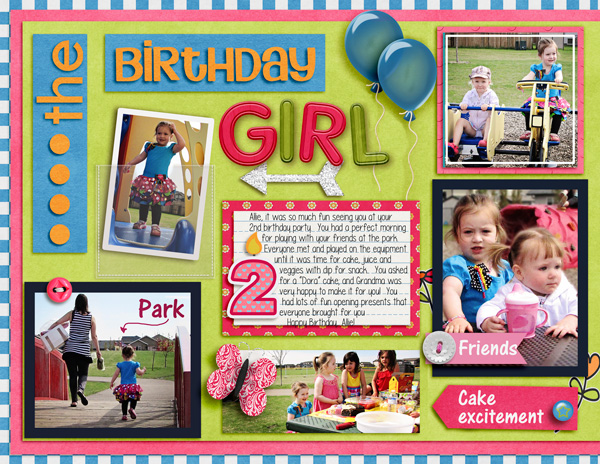 Happy Birthday Allie - left side