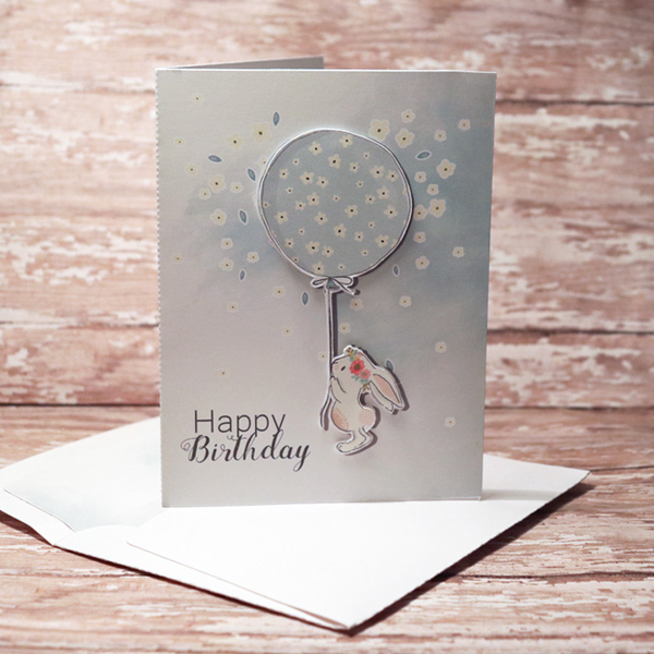 Happy Birthday Card with matching Envie