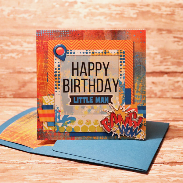 Happy Birthday Card with matching envie