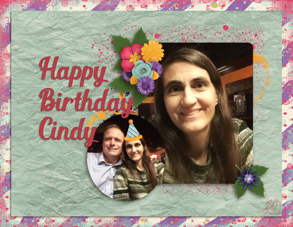 Happy birthday Cindy