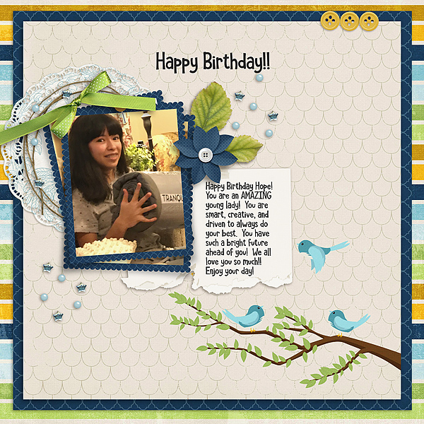 Happy Birthday Hope!