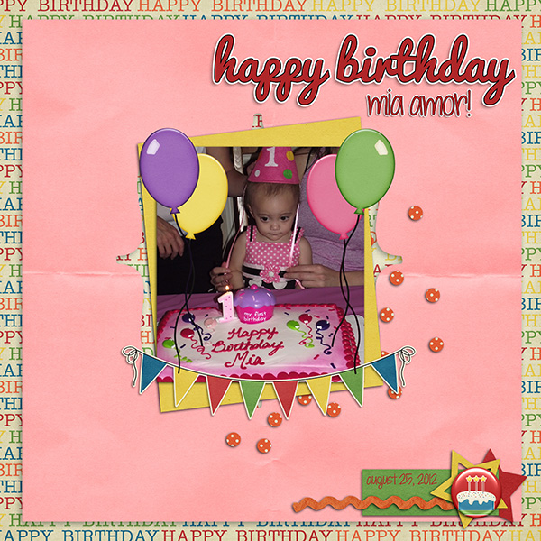Happy Birthday Mia Amor!