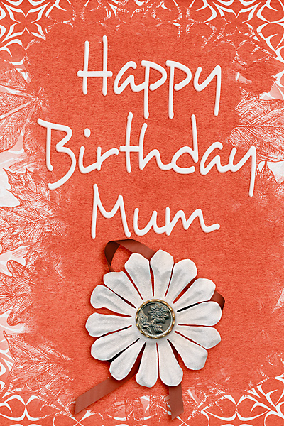 Happy Birthday Mum card