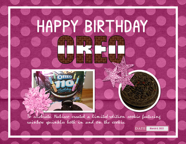 Happy Birthday Oreo