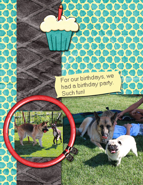 Happy Birthday Pups Digi