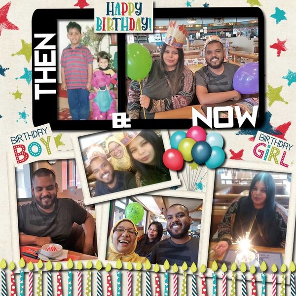 Happy Birthday Then + now