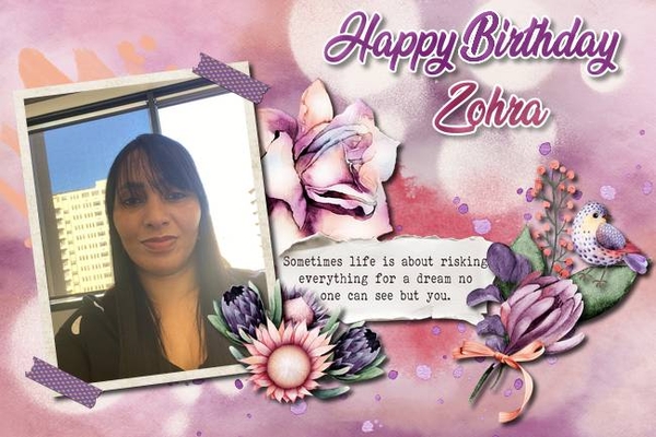 Happy Birthday Zohra 2022