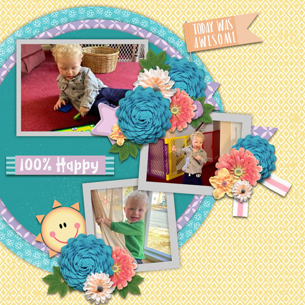 Happy Days Template + Kit-Miss Fish