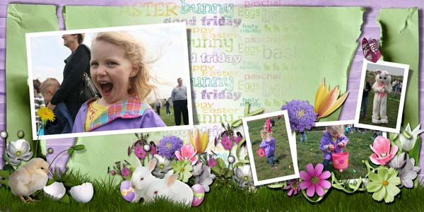 Happy Easter 2011 - double page
