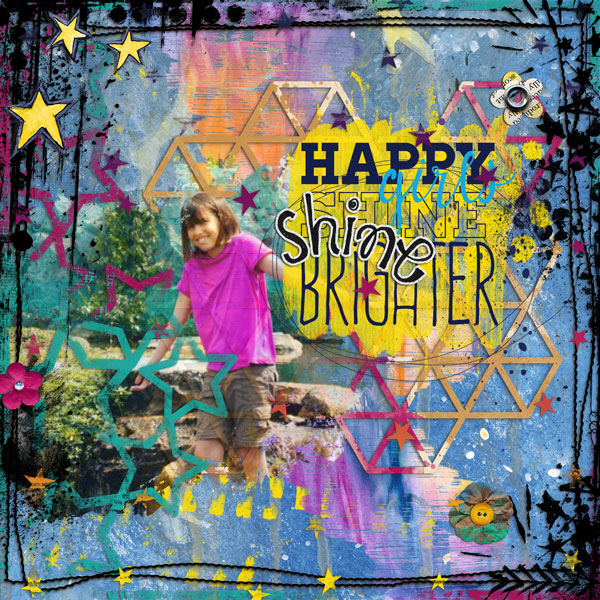 happy girls shine brighter