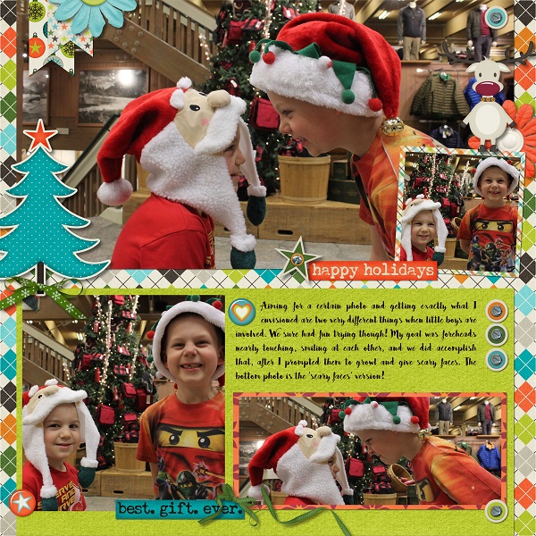 Happy holidays faces