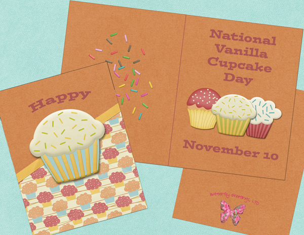 Happy National Vanilla Cupcake Day