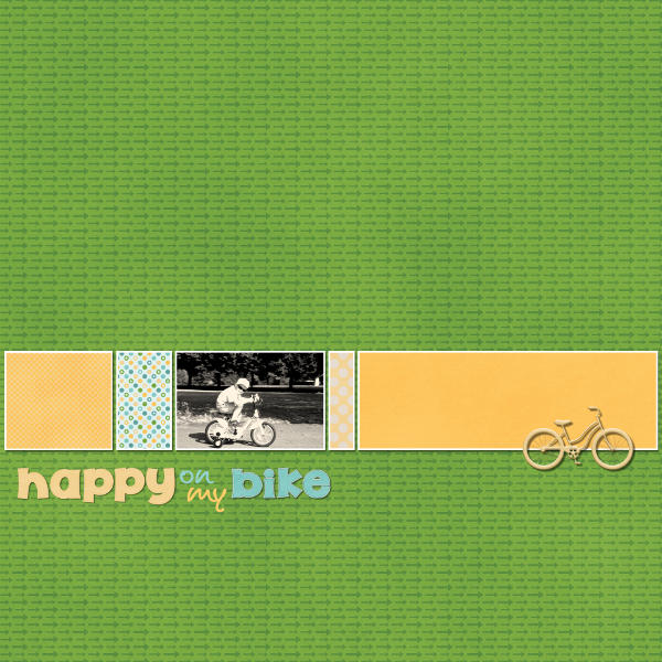Happy on my bike