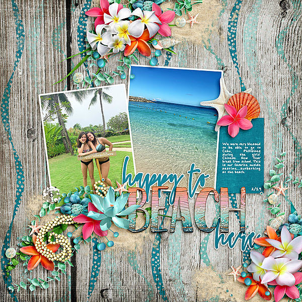 happy to beach here