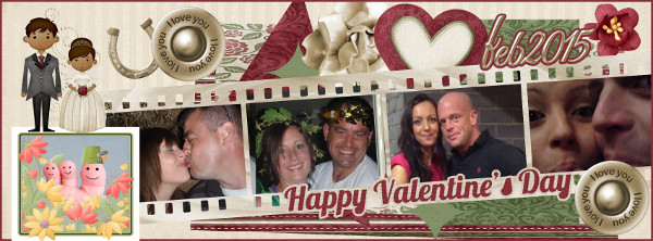 Happy Valentine FB cover