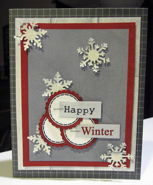 Happy Winter Digital Hybrid Card