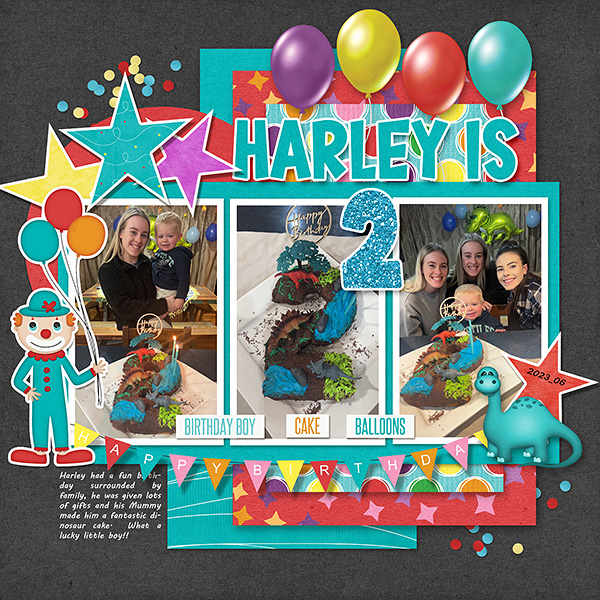 Harley is 2
