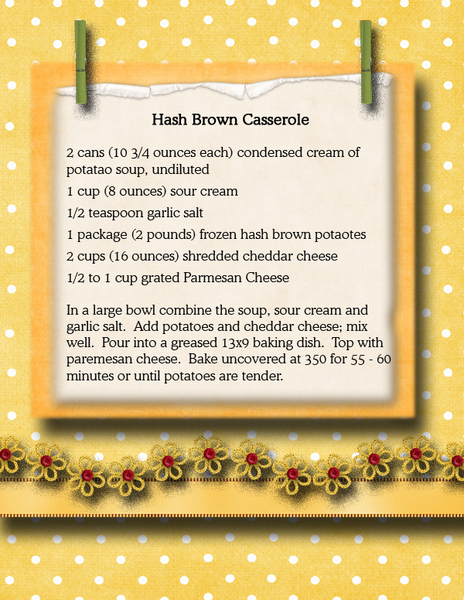 Hash Brown Casserole