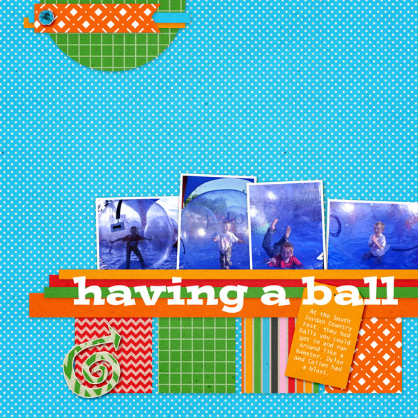 Having a ball