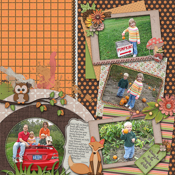 Having fun in the Pumpkin Patch