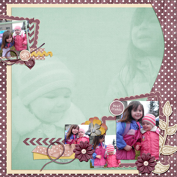 Having fun with my sister
