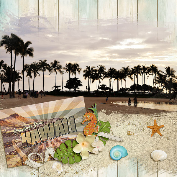 hawaii postcard