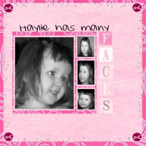 Haylie's Faces