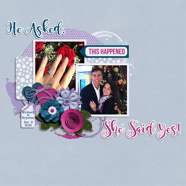 He Asked, She Said Yes!