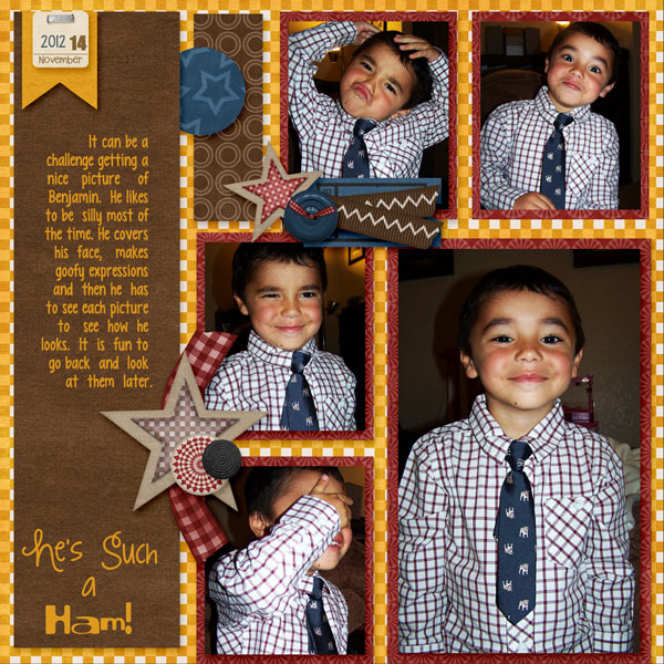 He Such a Ham!