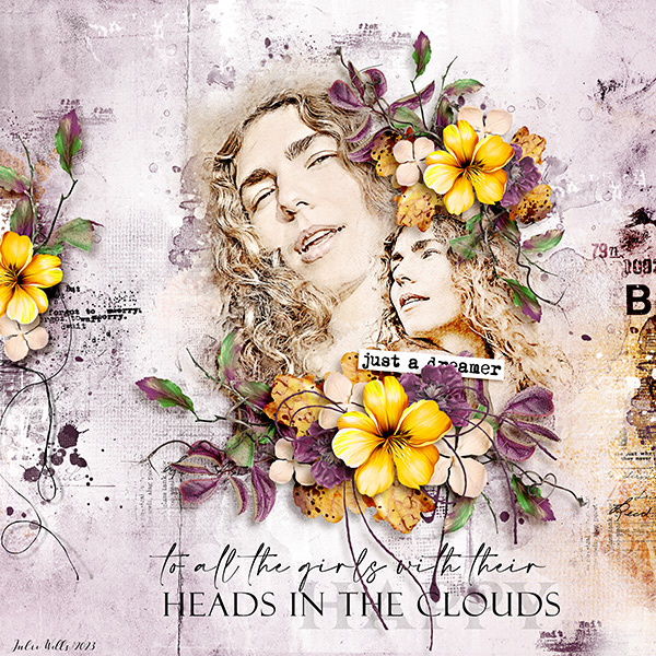 head in the clouds
