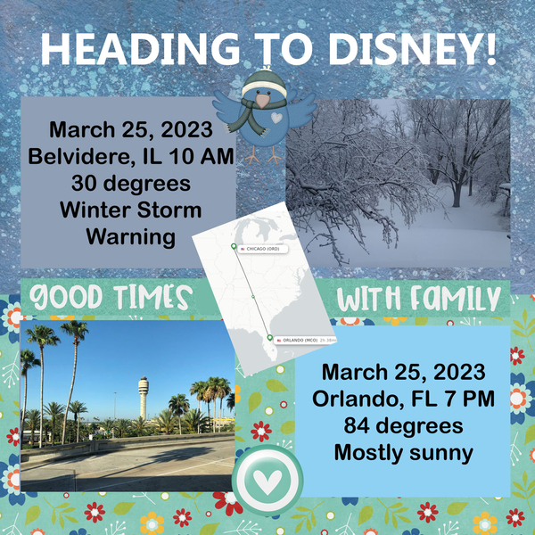 Heading to Disney
