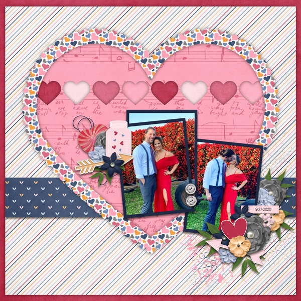 Heart Day Template #1 - Miss Fish ; Heart Day kit - Luv Ewe