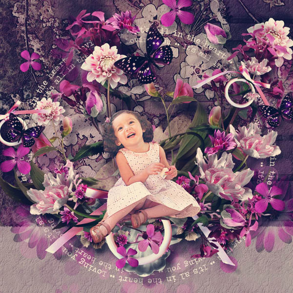 Heart full of flowers - RAK for priss